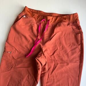 FIGS Zamora Jogger Scrub Pants Terracotta XL